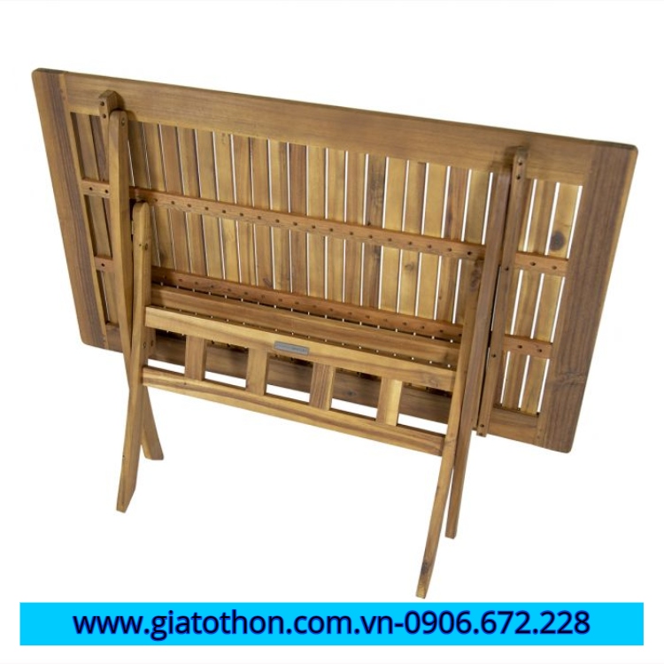 bàn ghế gỗ sân vườn